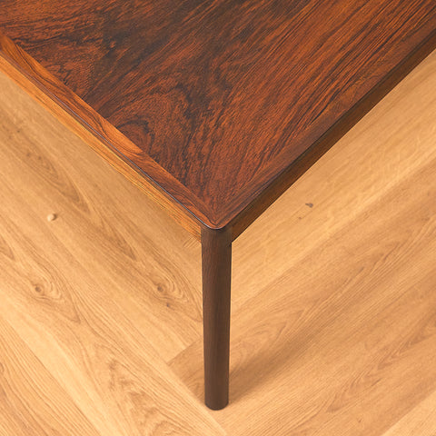 Danish side table in Santos rosewood