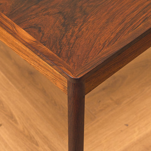 Danish side table in Santos rosewood