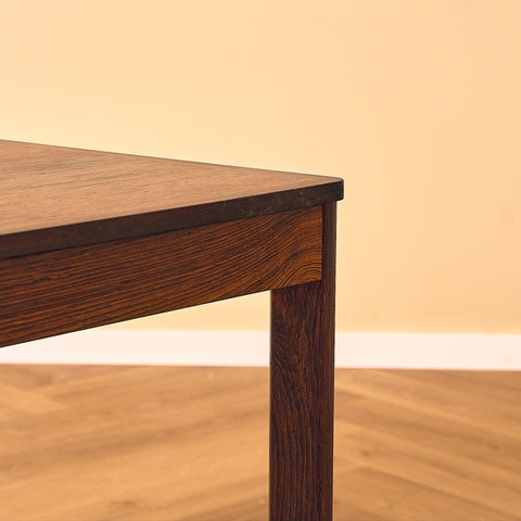 Danish side table in Santos rosewood