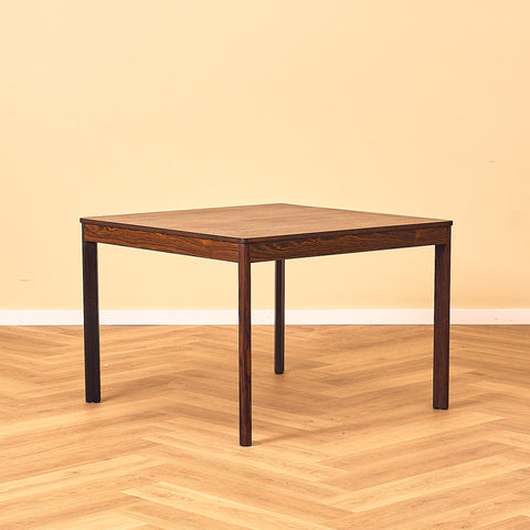 Danish side table in Santos rosewood
