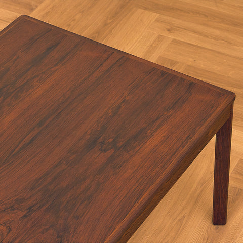 Danish side table in Santos rosewood