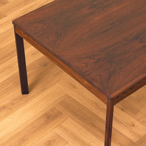 Danish side table in Santos rosewood
