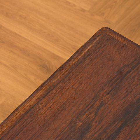 Danish side table in Santos rosewood