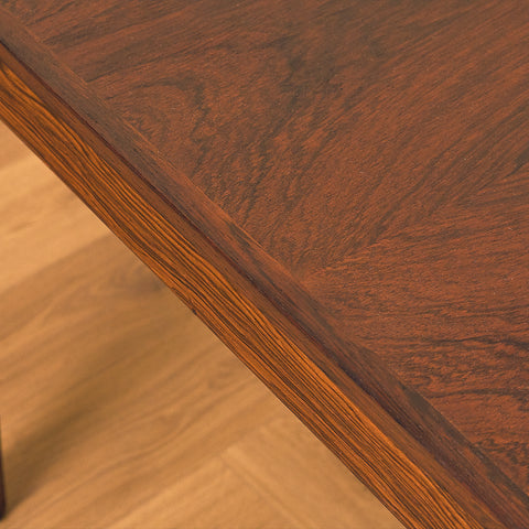 Danish side table in Santos rosewood