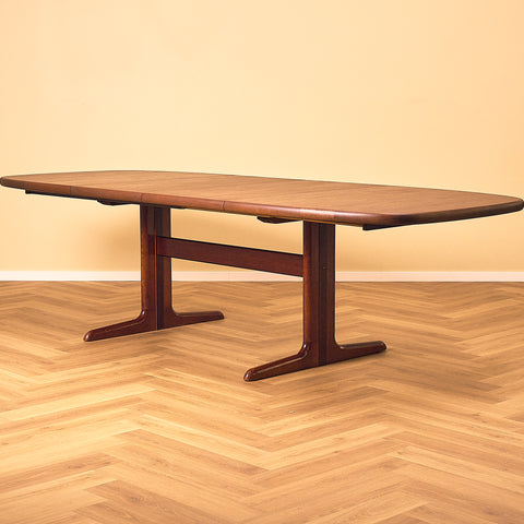 Skovby Mahogany Extendable Dining Table