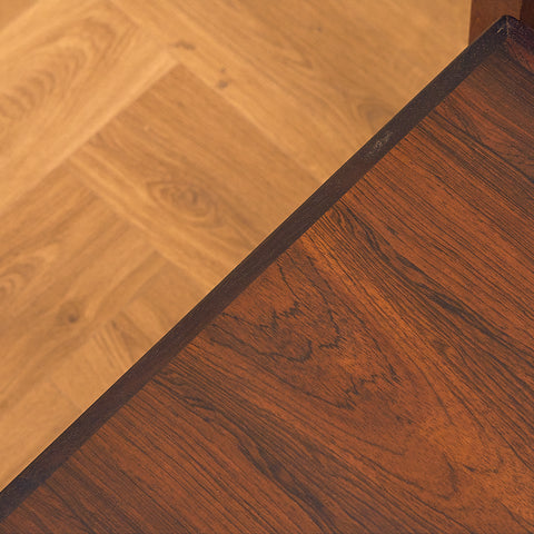 Danish set of nest of tables in Santos rosewood by Kvalitet Form Funktion