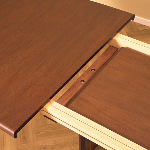 Skovby Mahogany Dining Table with Two Leaves