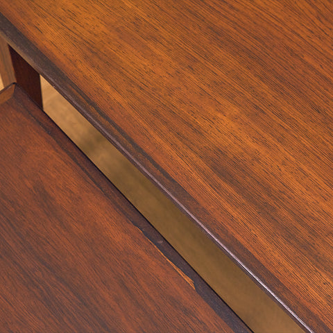 Danish set of nest of tables in Santos rosewood by Kvalitet Form Funktion