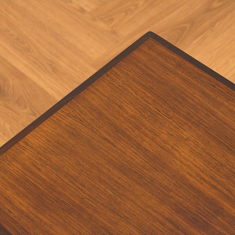 Danish set of nest of tables in Santos rosewood by Kvalitet Form Funktion