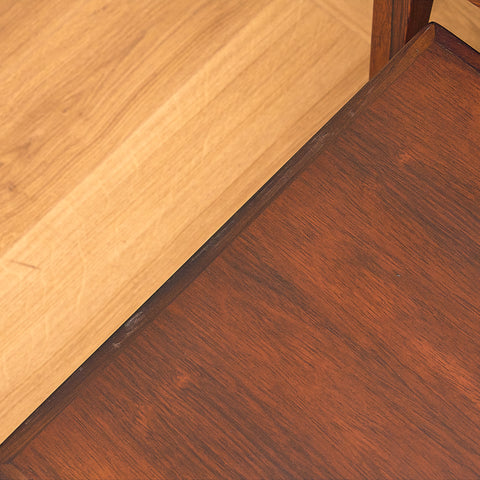 Danish set of nest of tables in Santos rosewood by Kvalitet Form Funktion