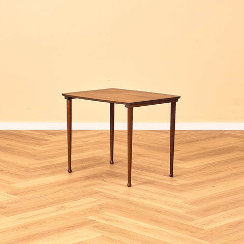 Swedish side table in teak