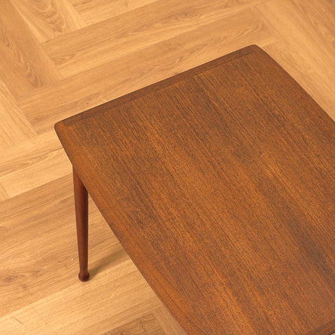 Swedish side table in teak