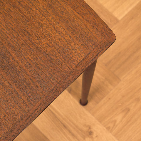 Swedish side table in teak