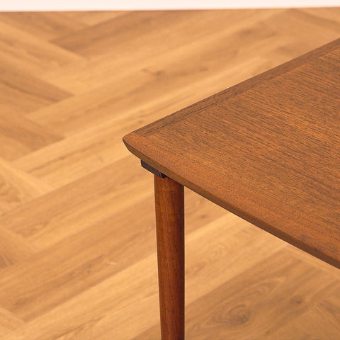 Swedish side table in teak