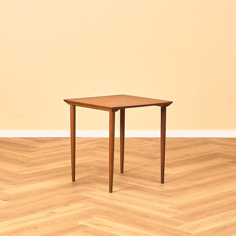 Swedish side table in teak