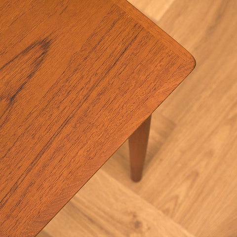 Swedish side table in teak