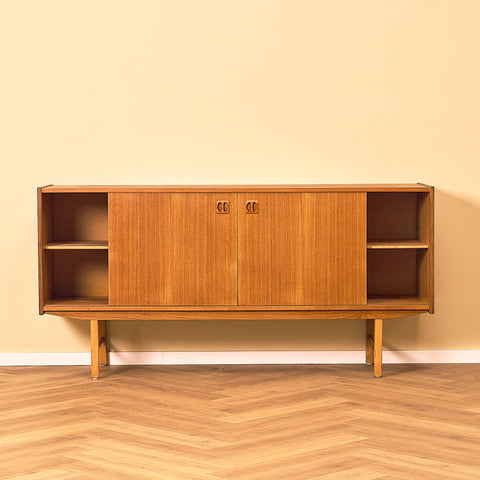 Swedish sideboard in teak and beech