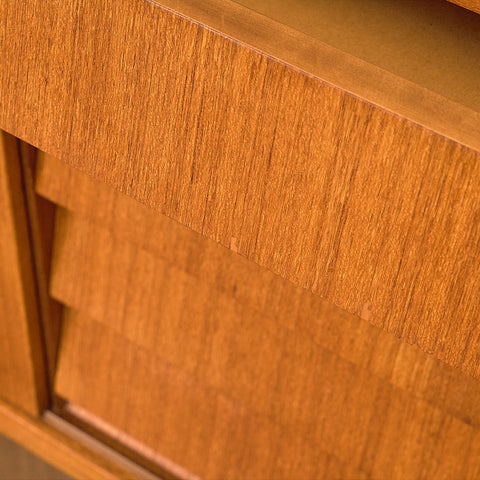 Swedish sideboard in teak and beech