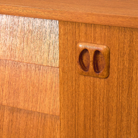 Swedish sideboard in teak and beech