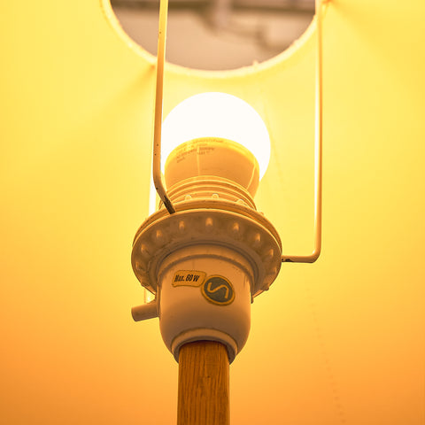 Swedish Oak Floor Lamp