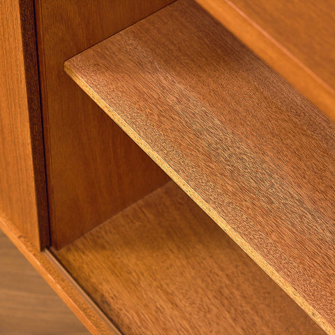 Swedish sideboard in teak and beech