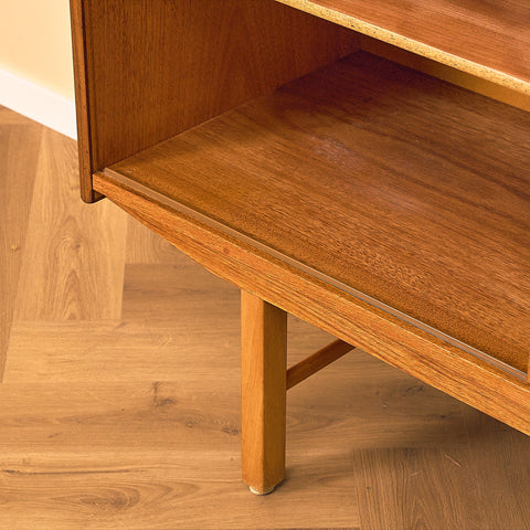 Swedish sideboard in teak and beech