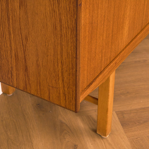 Swedish sideboard in teak and beech