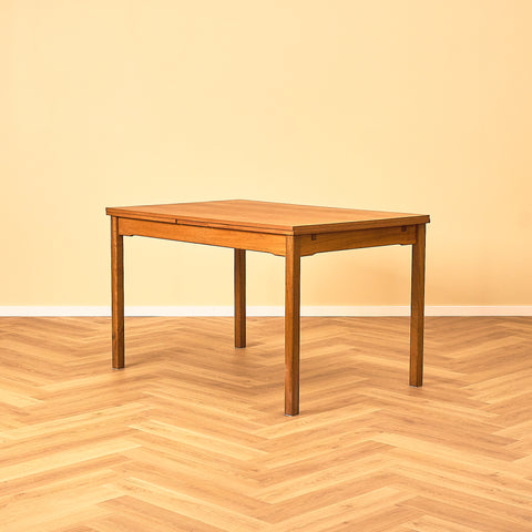Swedish rectangular dining table in teak
