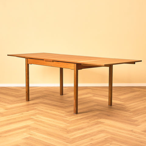 Swedish rectangular dining table in teak