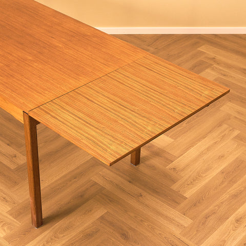 Swedish rectangular dining table in teak