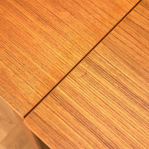 Swedish rectangular dining table in teak