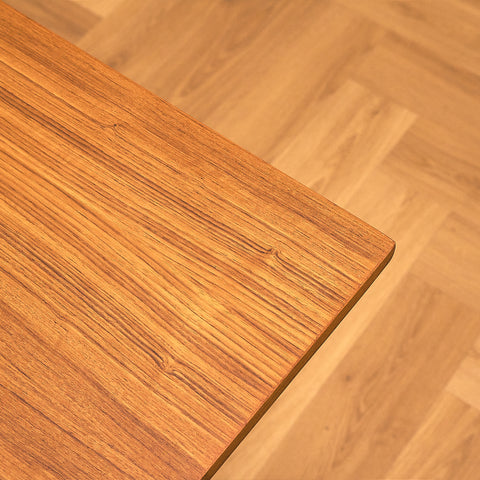 Swedish rectangular dining table in teak