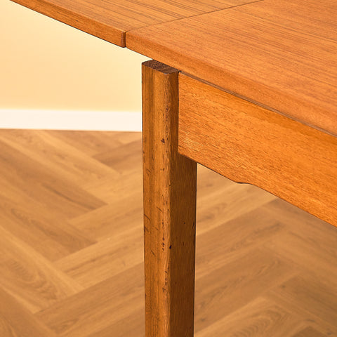 Swedish rectangular dining table in teak
