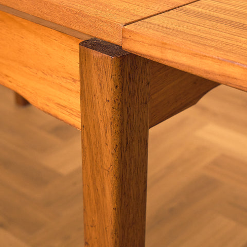 Swedish rectangular dining table in teak