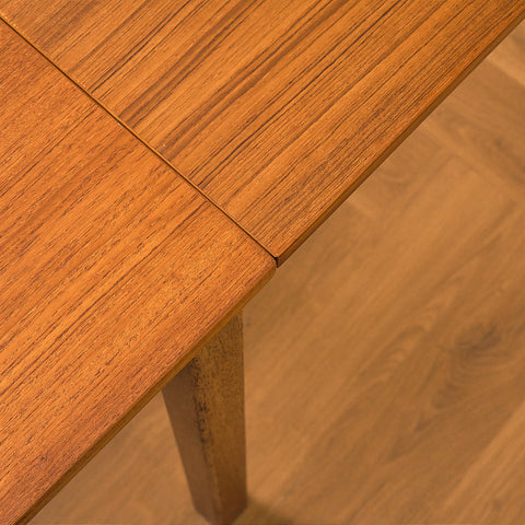 Swedish rectangular dining table in teak