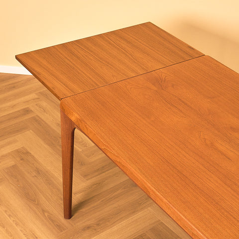 Danish dining table in teak by Henning Kjærnulf for Vejle