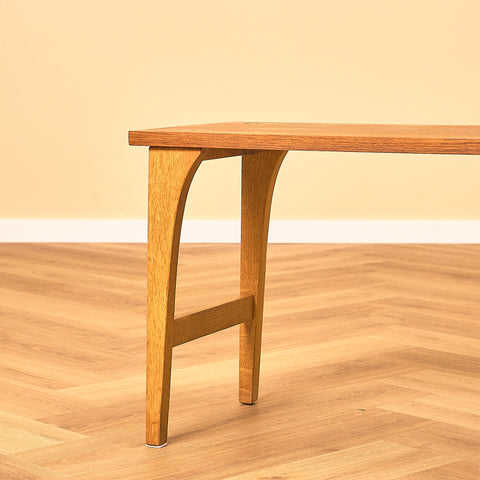 Teak Side Table with Oak Legs