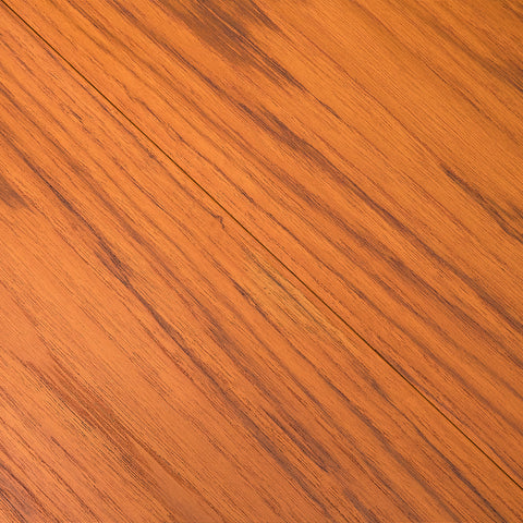 Danish round dining table in teak