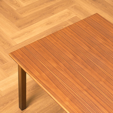 Walnut Coffee Table with Dark Legs
