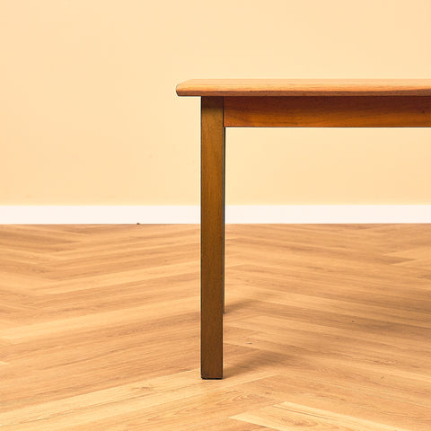 Walnut Coffee Table with Dark Legs