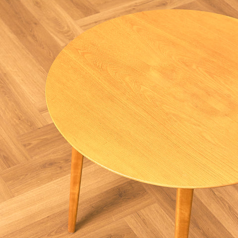Nordiska Kompaniet Round Oak Coffee Table