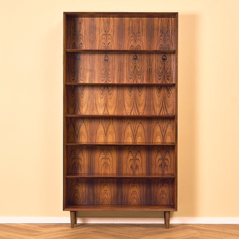 Danish bookshelf in Santos rosewood