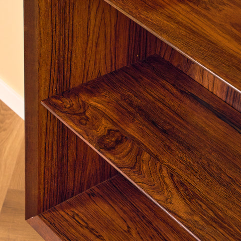 Danish bookshelf in Santos rosewood