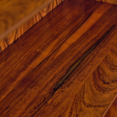 Danish bookshelf in Santos rosewood