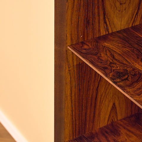 Danish bookshelf in Santos rosewood