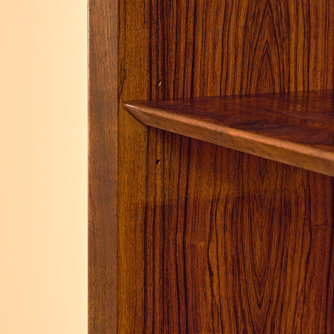 Danish bookshelf in Santos rosewood