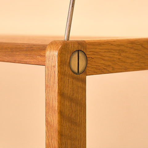 Swedish bookshelf in teak and oak by B. Fridhagen for Bodafors