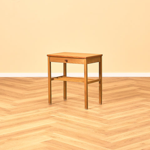 Small Teak Bedside Table
