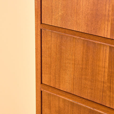 Danish chest of drawers in teak