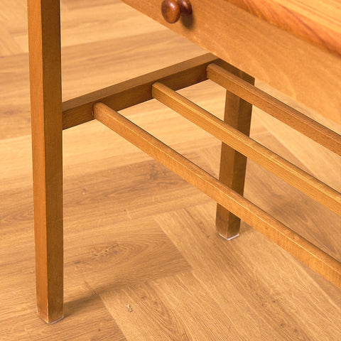 Small Teak Bedside Table